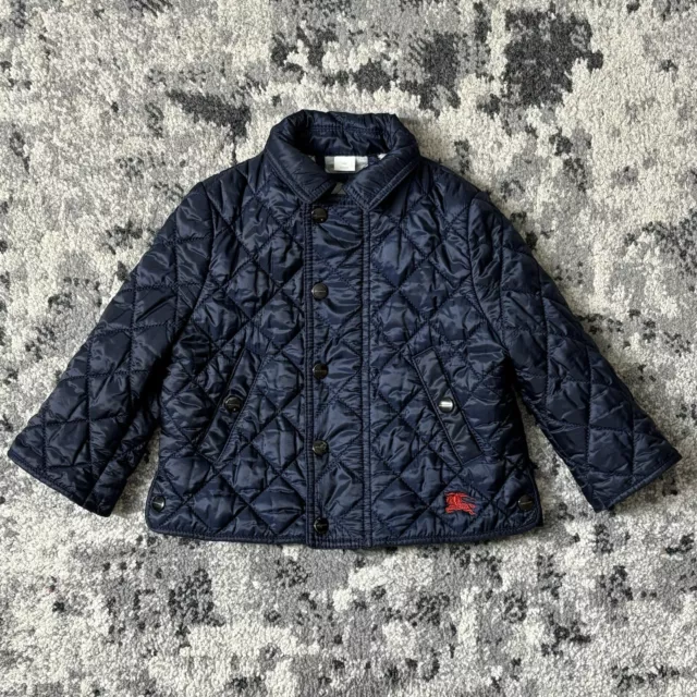 Burberry Quilted Collar Logo Jacket Toddler 6M