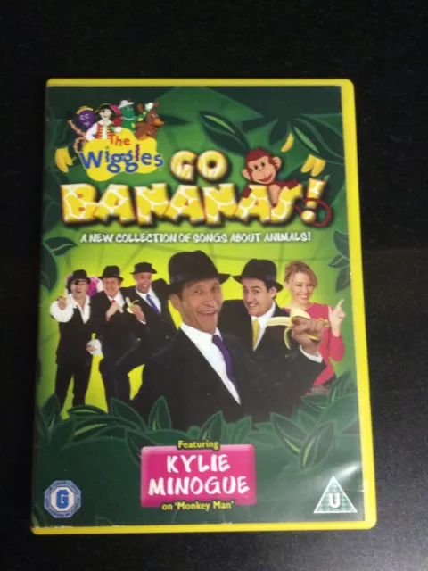 Rare The Wiggles Go Bananas Dvd Featuring Kylie Minogue Tested Uk Seller