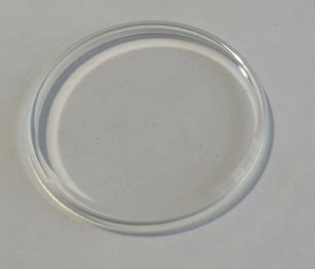 2 Vetri Di Ricambio Per Orologi – Cristallo Rotondo Piatto 15-45 Mm, Spessore 1 Mm