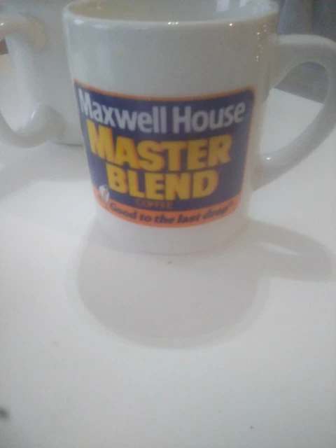 (4)Vintage Maxwell House Master Blend “Good to the Last Drop”Ceramic Coffee Mug