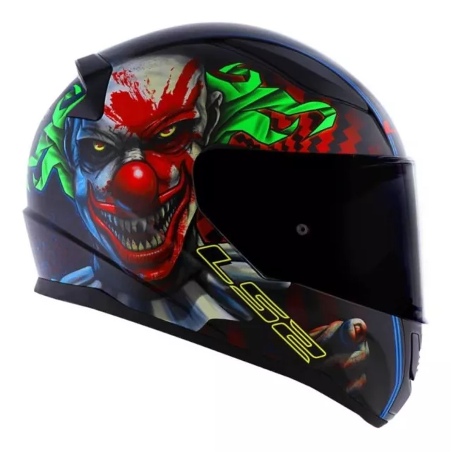 Ls2 Ff353 Rapid Fullface Motorcycle Helmet Glow-In-The-Dark Happy Dreams