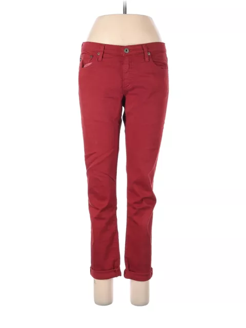 ADRIANO GOLDSCHMIED WOMEN Red Jeans 29W $48.74 - PicClick