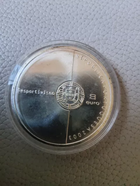 Portugal 2004, 8 Euro, Fußball EM 2004 Silber