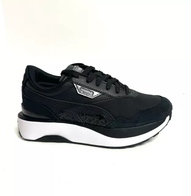 Puma Womens Cruise Rider SQ Sneaker Black 6.5 M