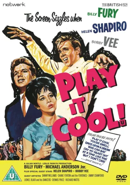 Play it Cool (DVD) Billy Fury Dennis Price Ray Brooks Bobby Vee Helen Shapiro