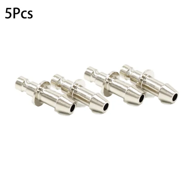 5Pcs NIBP Air Hose Aadpt Cuff Connector Metal Joints-Male ,Nickel Plated Brass