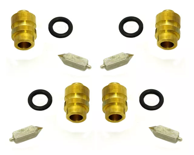 4x Valve A Needle Valve With Seat/Chair for Honda CB 350 400 500 550 F K XL 250