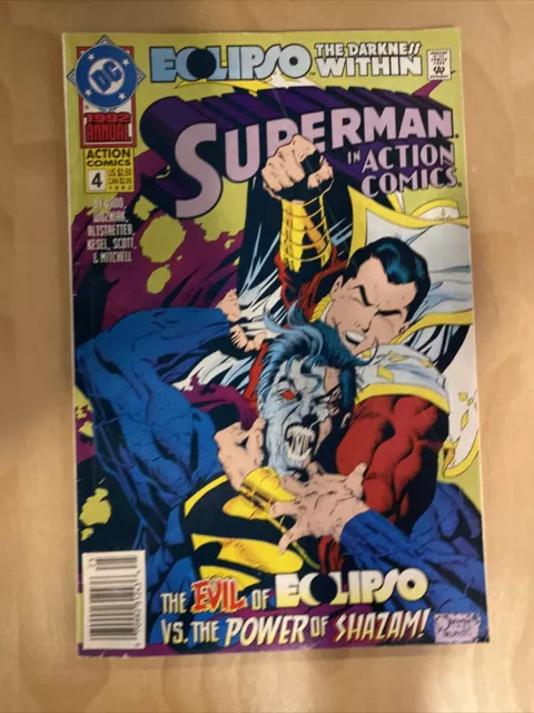 SUPERMAN Annual #4 (DC COMICS  1992) Eclipso The Darkness Within