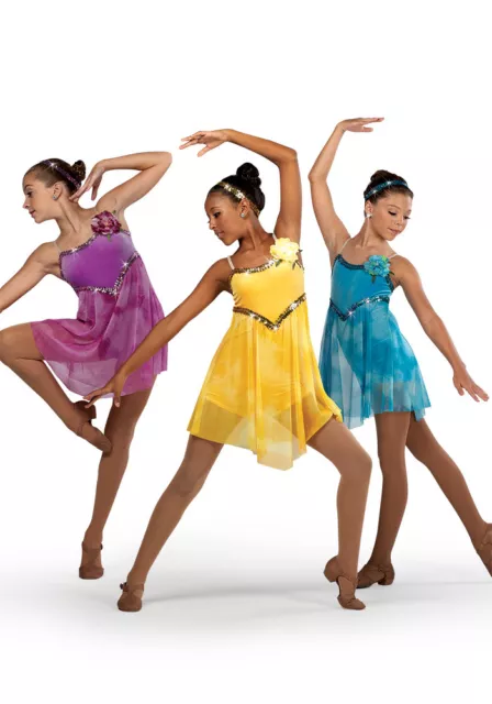 NEW A Wish Come True Dance Costume Skate Dress V1220 Child ISC MC IMC SA