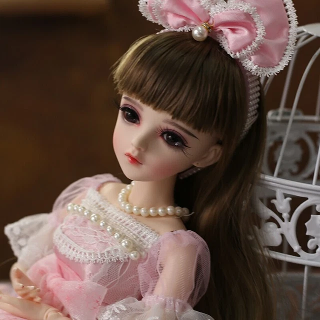 Bambola 1/3 BJD 18 palline articolate belle bambole ragazza con trucco viso gratuito occhi giocattolo bambini