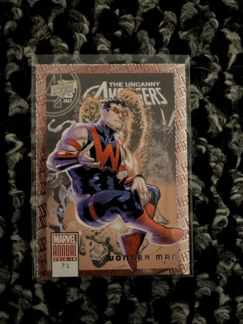 2018-2019 MARVEL ANNUAL (Upper Deck 2019) BASE Trading Card #71 Wonder Man