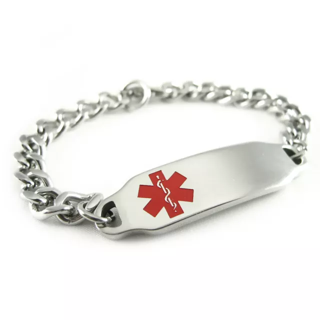 MyIDDr - Womens - Pre Engraved - DIABETES TYPE II Alert ID Bracelet