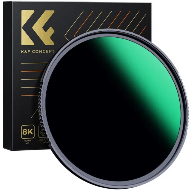 Filtro de lente de densidad neutra fija K&F Concept 58 mm ND 1000 filtro de cámara 10 paradas