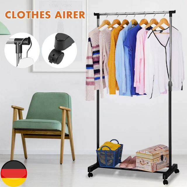 Abbigliamento storage regves supporto ferroviario abito scarpe da esposizione stand in piedi