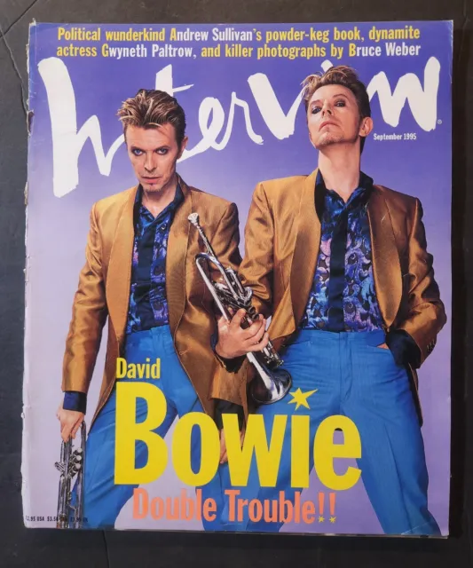 Andy Warhols Interview Magazine Sep 1995 David Bowie - Fashion ~ Art ~ Music