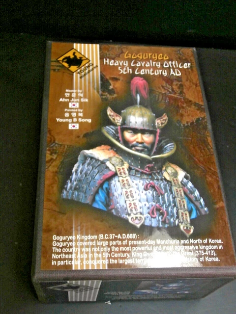 Young Miniatures ORIGINAL YOUNG MINIATURES 1/10th resin bust. Goguryeo. Cavalry Officer ...
