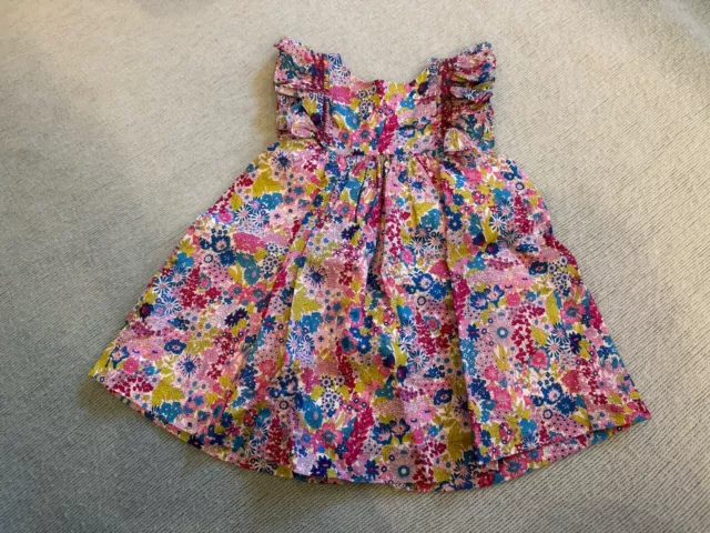 Baby girl Jacadi liberty dress 12 month size