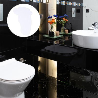 OUNONA 5PCS antiscivolo adesivi vasca da bagno gradini antiscivolo vasca decalcomanie 