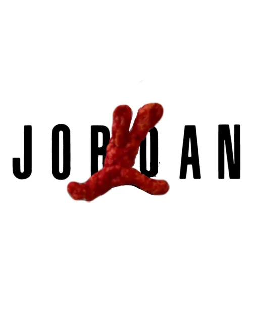 Flaming Hot🔥 Cheeto Shaped Michael Jordan 🏀Jordan Man Logo🏀 One Of A Kind! 