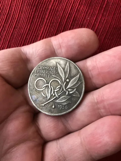 1936 Berlin Olympics German Coin Medal