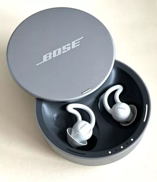 Bose Noise-Masking Sleep Buds Sleepbuds Silver AS IS