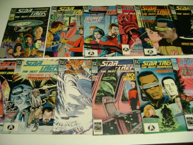 HUGE 1989-91  DC STAR TREK NEXT GENERATION comic lot RUN of 26, issues #1-26