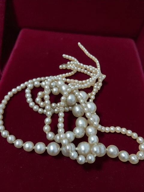 Collier Vintage Fantaisie Ancien - Bijou Rétro D'occasion Pour Collectionneurs