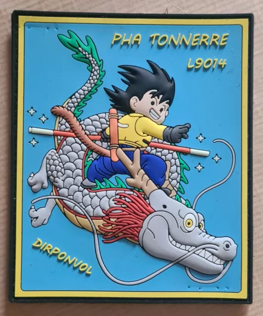 Marine Insigne Patch Ecusson PVC / PHA TONNERRE L9014 / Dragon Ball