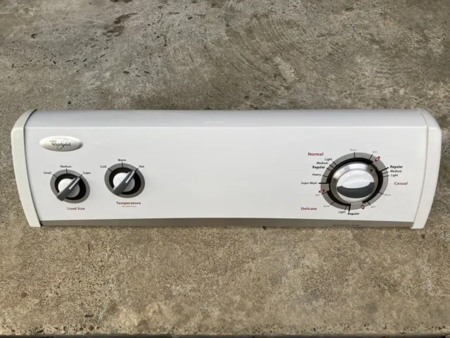 Whirlpool and others Washer Timer 8572976A with Control Panel & Knobs!! Last One