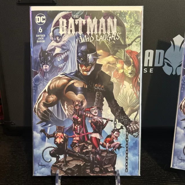 The Batman Who Laughs #6 Mico Suayan  Exclusive Virgin And Trade Variant Set DC 2