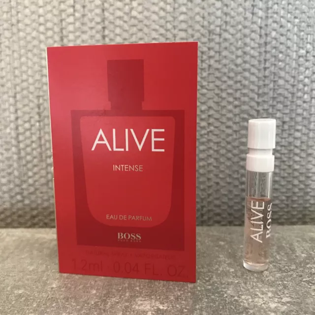 HUGO BOSS ALIVE INTENSE, 1,2ml Eau De Parfum Spray Probe, OVP