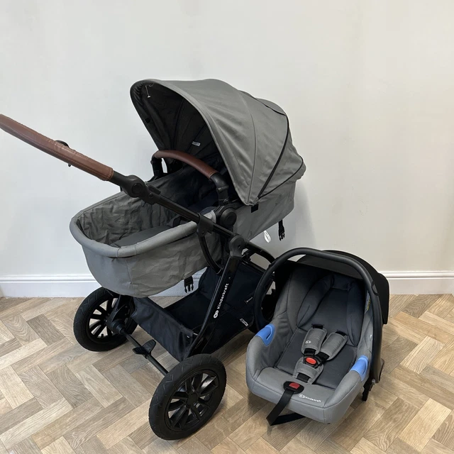 Kinderkraft Moov 3 In 1 All Terrain Travel System Grey RRP £300 New With Box 📦