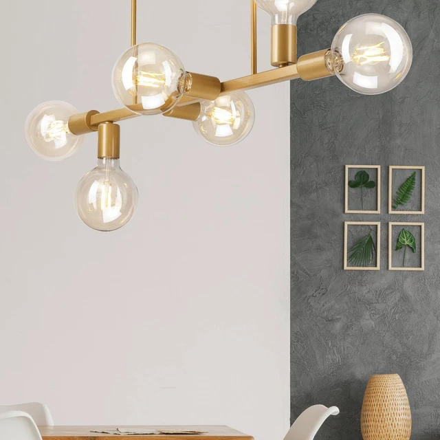Lamkur Deckenlampe 'Eliza' (Modern) in Gold / Messing aus Metall u.a. für