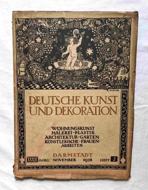 1928 Darmstadt Deutsche Kunst Und Dekoration Egon Schiele Drawing/Lilly