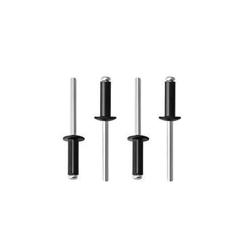 100pcs Rivets /8" X1/2" Aluminum Blind Rivets Black 3.2 X 12.7mm Pop Rivets New