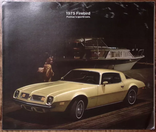 1975 Pontiac Firebird Formula T/A Car Dealership Advertising Sales Brochure B279