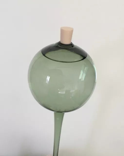 4 Stück Durstkugel Bewässerungskugel Durstkugeln mit Stopfen Farbglas grün 2