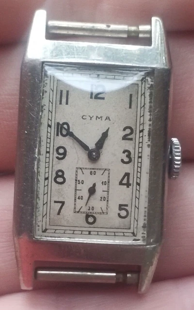 Ancienne Montre Mécanique CYMA - Montre Vintage à Remontage Manuel, Occasion