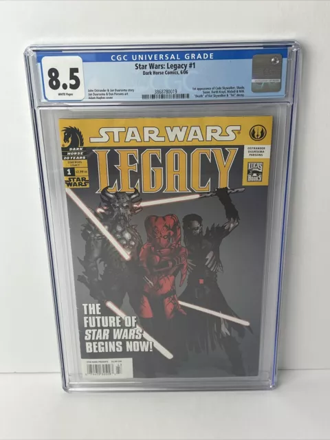 Star Wars Legacy #1 CGC 8.5 Dark Horse Comics 2006 1st App. Cade Skywalker (M)