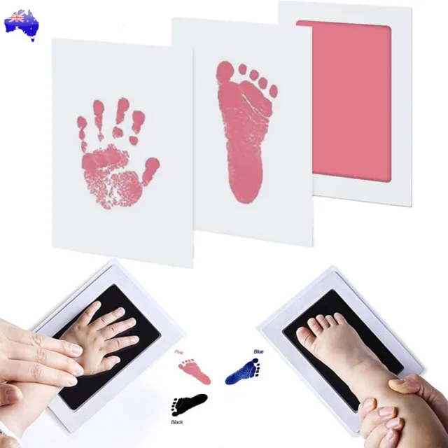 Inkless Wipe Hand Foot Print Kit Child Newborn Baby Safe Christening Keepsake AU