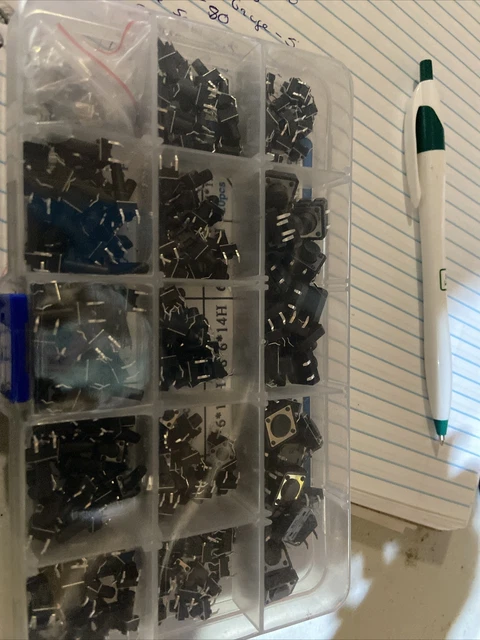 XINGYHENG 280Pcs 6 * 6 * 5Mm 4Pin (14 Kinds,Each Swith 20Pcs) Mini Micro Momenta