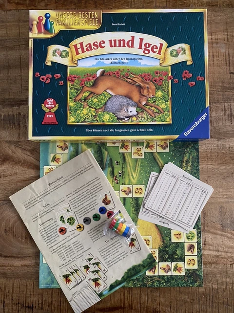 Hase und Igel Gesellschaftsspiel Spiel des Jahres 1979 Ravensburger Vollständig!