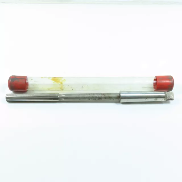 1/2" Straight 6 Flute Reamer MT2 Morse Taper Shank 3" LOC 9-3/4" OAL