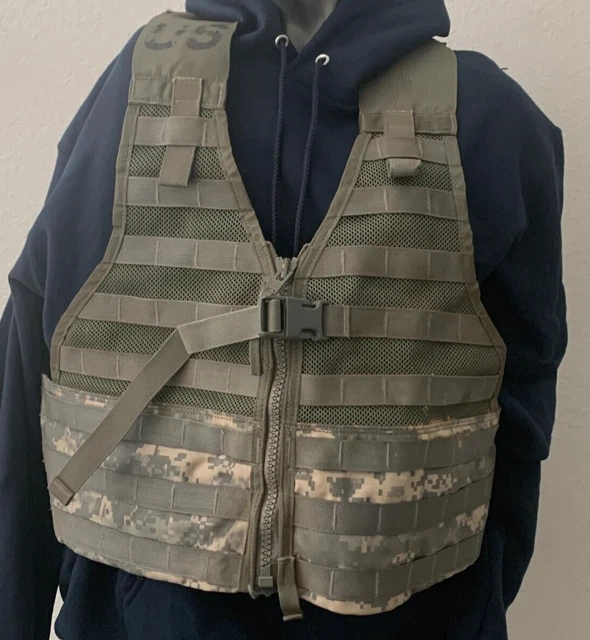 US MILITARY ACU FLC Fighting Load Carrier Tactical Vest Digital Camo