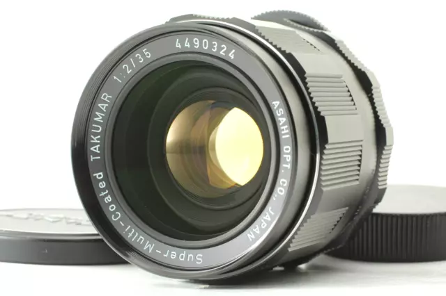 【N MINT+++】 ASAHI PENTAX Super-Multi-Coated TAKUMAR 35mm f2 M42 Mount Lens JAPAN