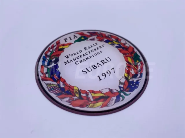 1997 Fia World Rally Championship Badge For Subaru Impreza Gc8 Gf8 Wrx Sti 92-00