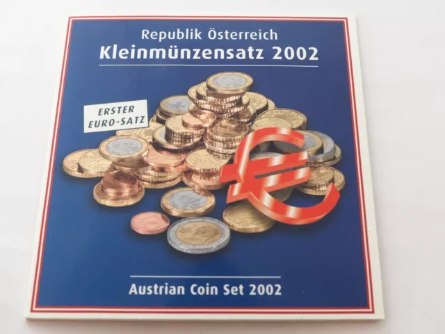 Original KMS Österreich 2002 hgh Kursmünzensatz