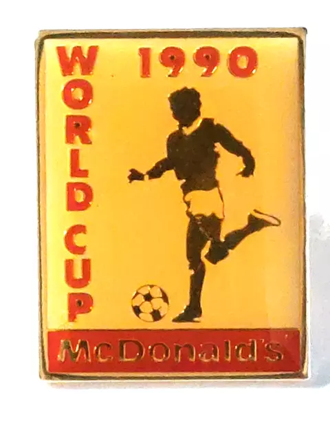 McDonald's 1990 World Cup Soccer Lapel Pin (080723)