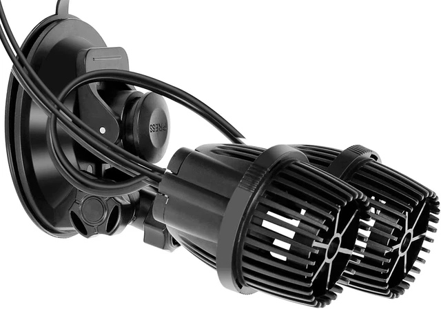 Aquarium Wave Maker, Double Head 2 * 1050GPH Aquarium Circulation Pump 360° Rota
