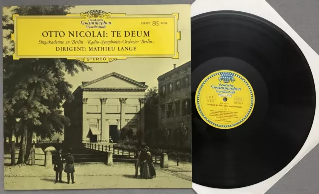 P696 Nicolai Te Deum Lange DGG 139 170 SLPM Stereo Tulip ED1